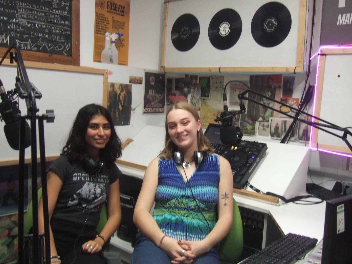 Rhianna And Maya In Studio